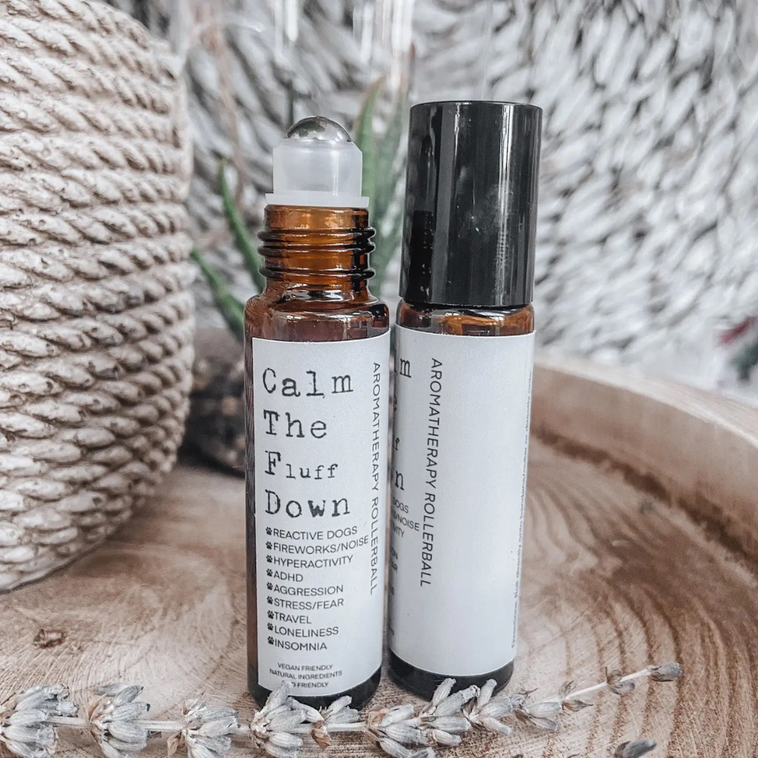 'Calm The Fluff Down' Calming Dog Rollerball