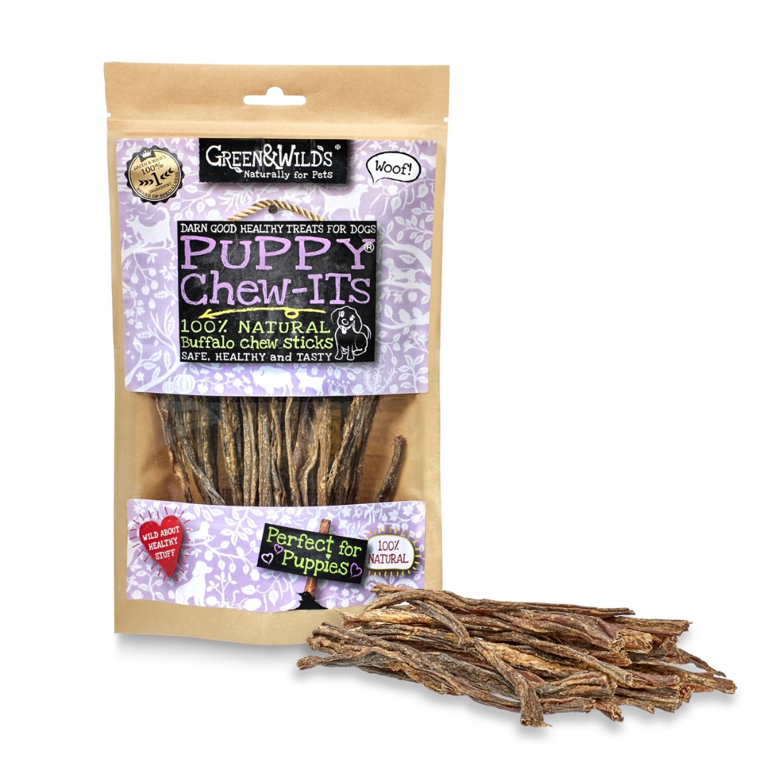 Green & Wilds 100% Buffalo Puppy Chew-Its