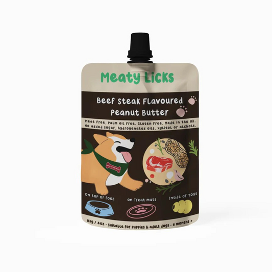 Meaty Licks Peanut Butter Pouch