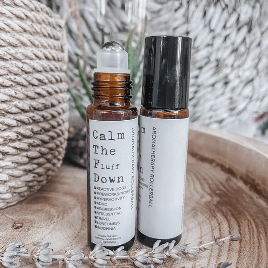 'Calm The Fluff Down' Calming Dog Rollerball