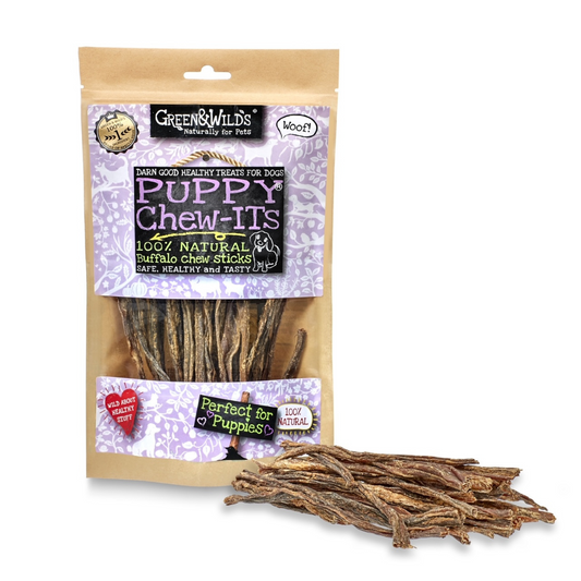 Green & Wilds 100% Buffalo Puppy Chew-Its