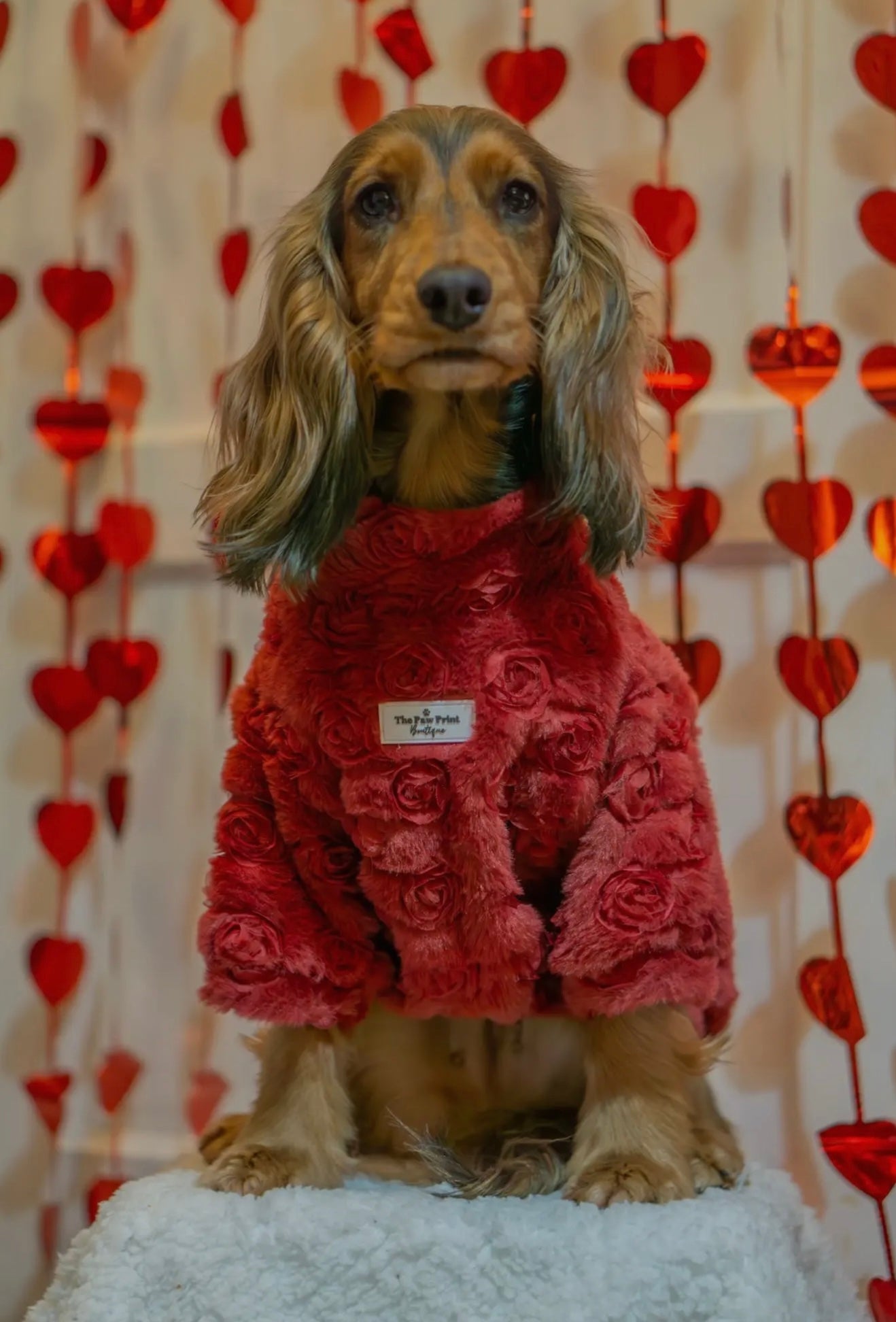 The Roses Fleece - Red